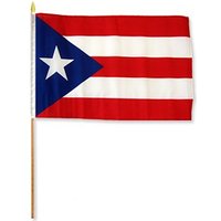 JH2051 PUERTO RICO HAND FLAG