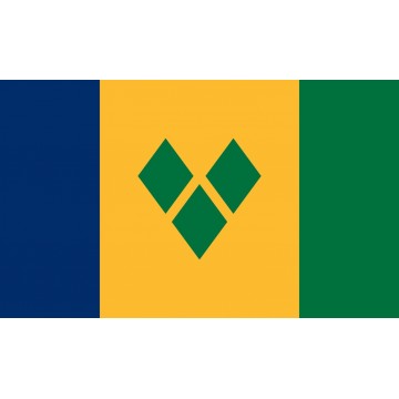 44-8 SAINT VINCENT AND THE GRENADINES HAND FLAG