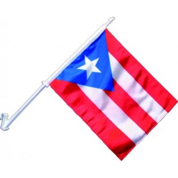 02419 PUERTO RICO HAND FLAG